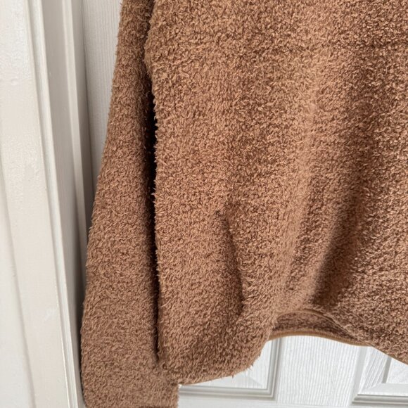 NWOT, Skims Cozy Knit Pullover Sweater, Camel (Nutmeg Brown Color), Size S/M - Picture 7 of 16